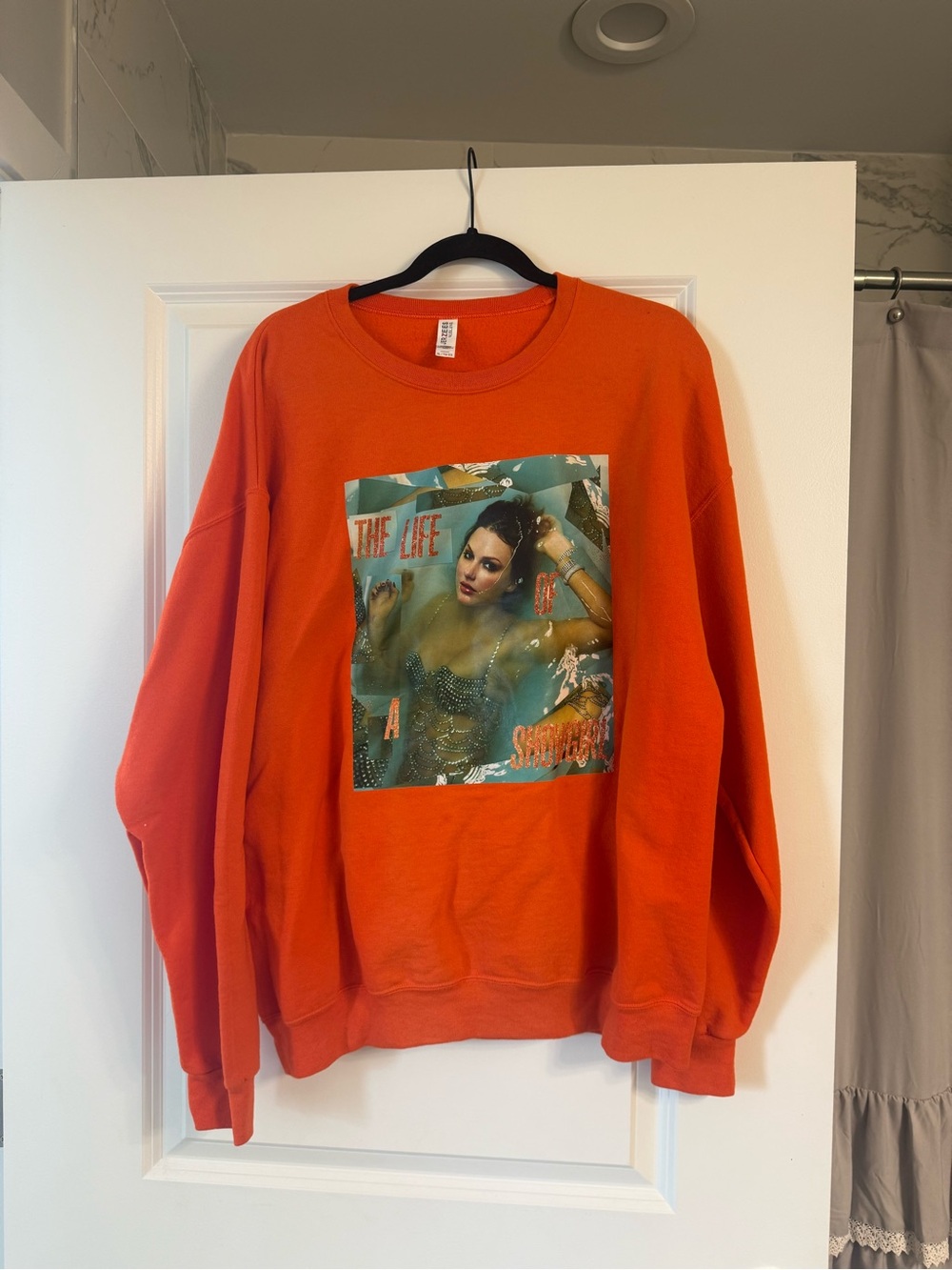 Taylor Swift The Life of a Showgirl Orane Crewneck Sweatshirt